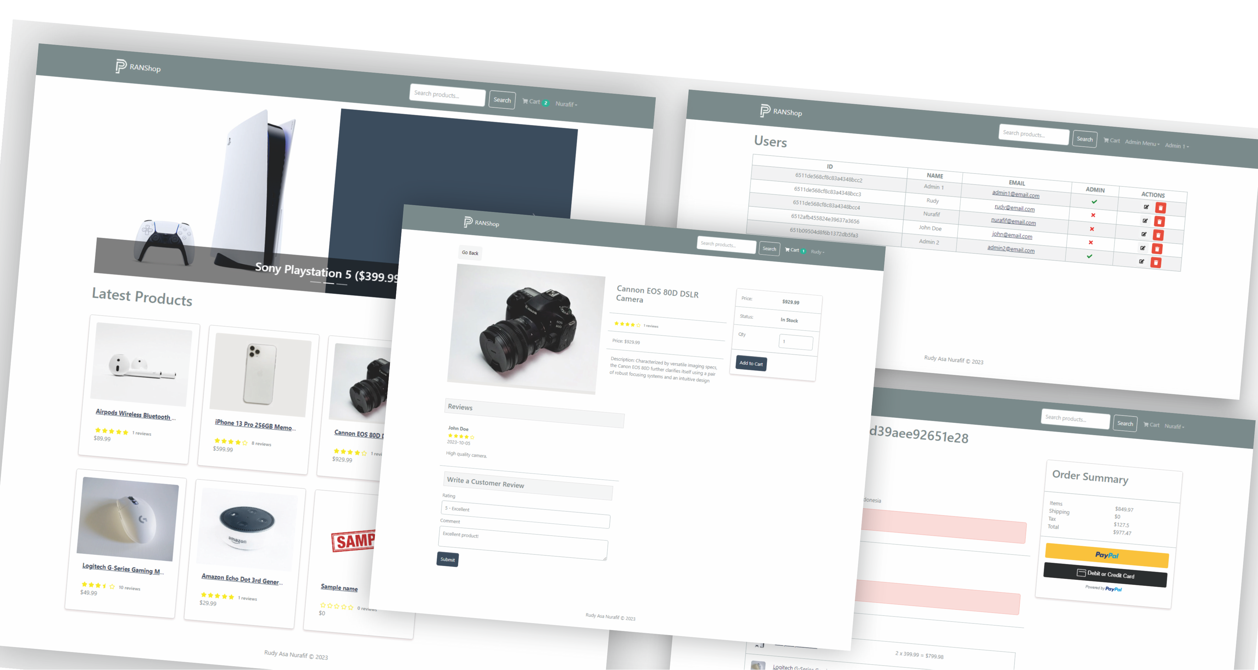 MERN.js eCommerce App